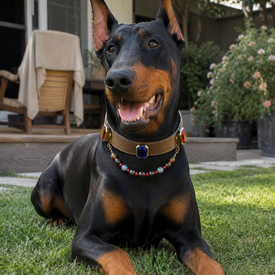 Customizable Leather Pet Collar – Collar Only S/M/L