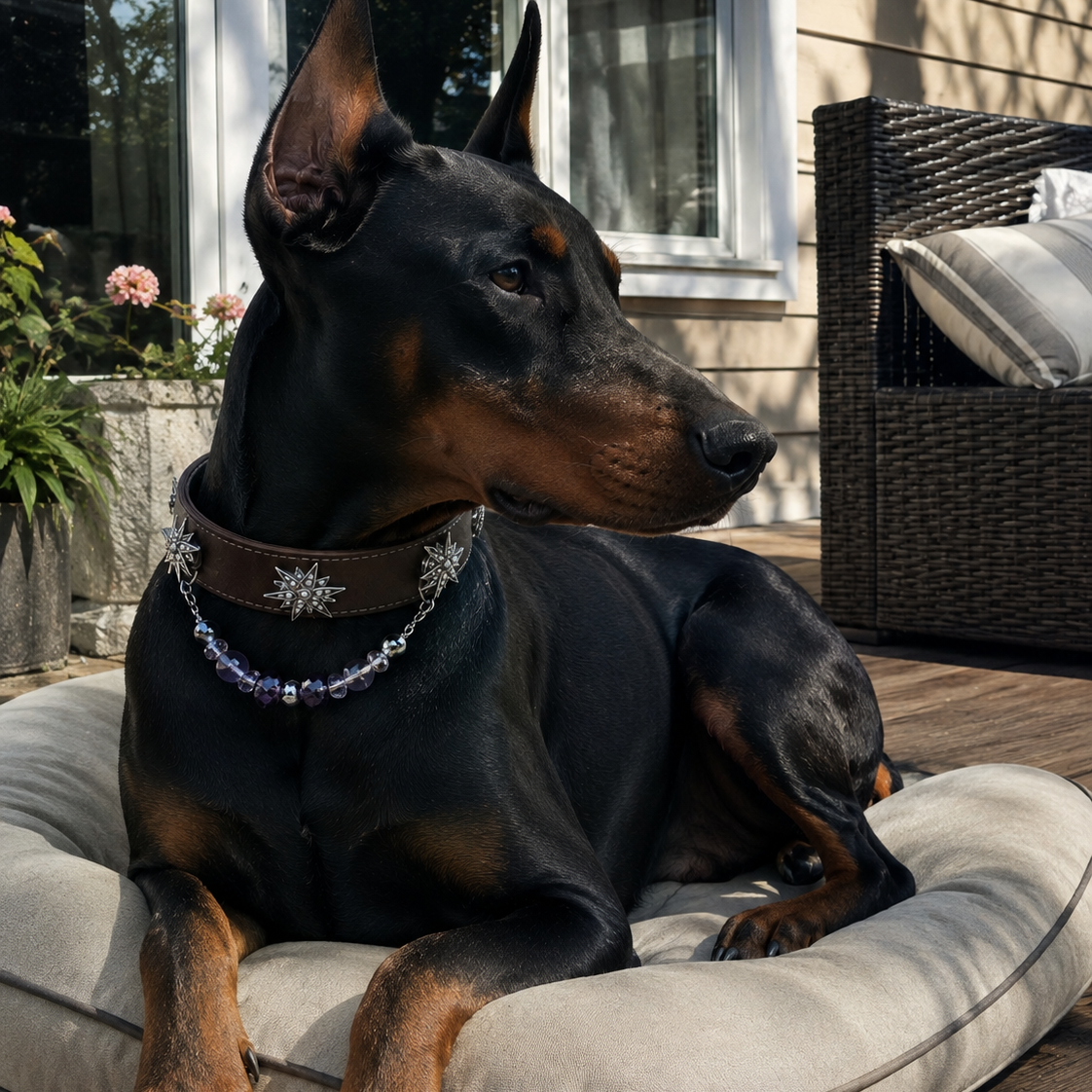 Crystal Starburst Magnetic Pet Charm