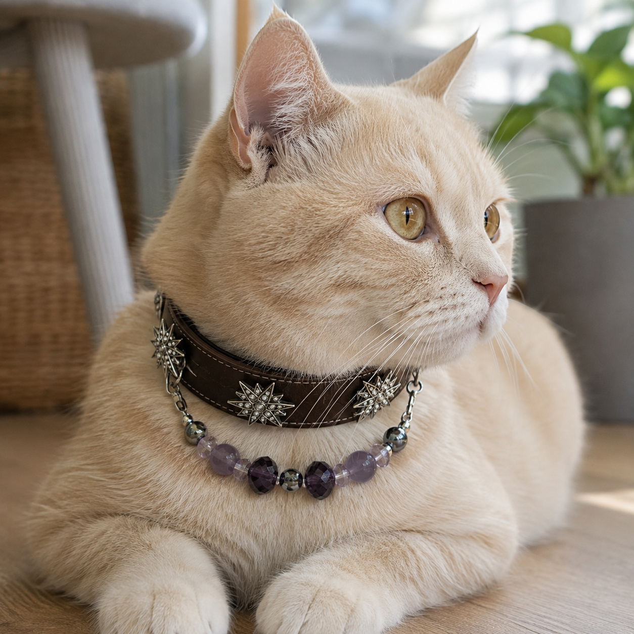 Crystal Starburst Magnetic Pet Charm