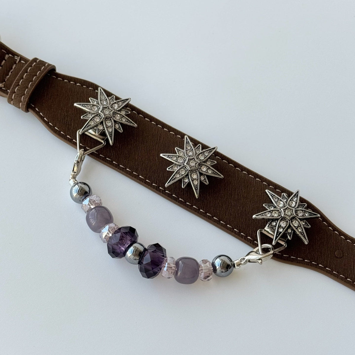 Pastel Gemstone Crystal Beaded Collar Chain