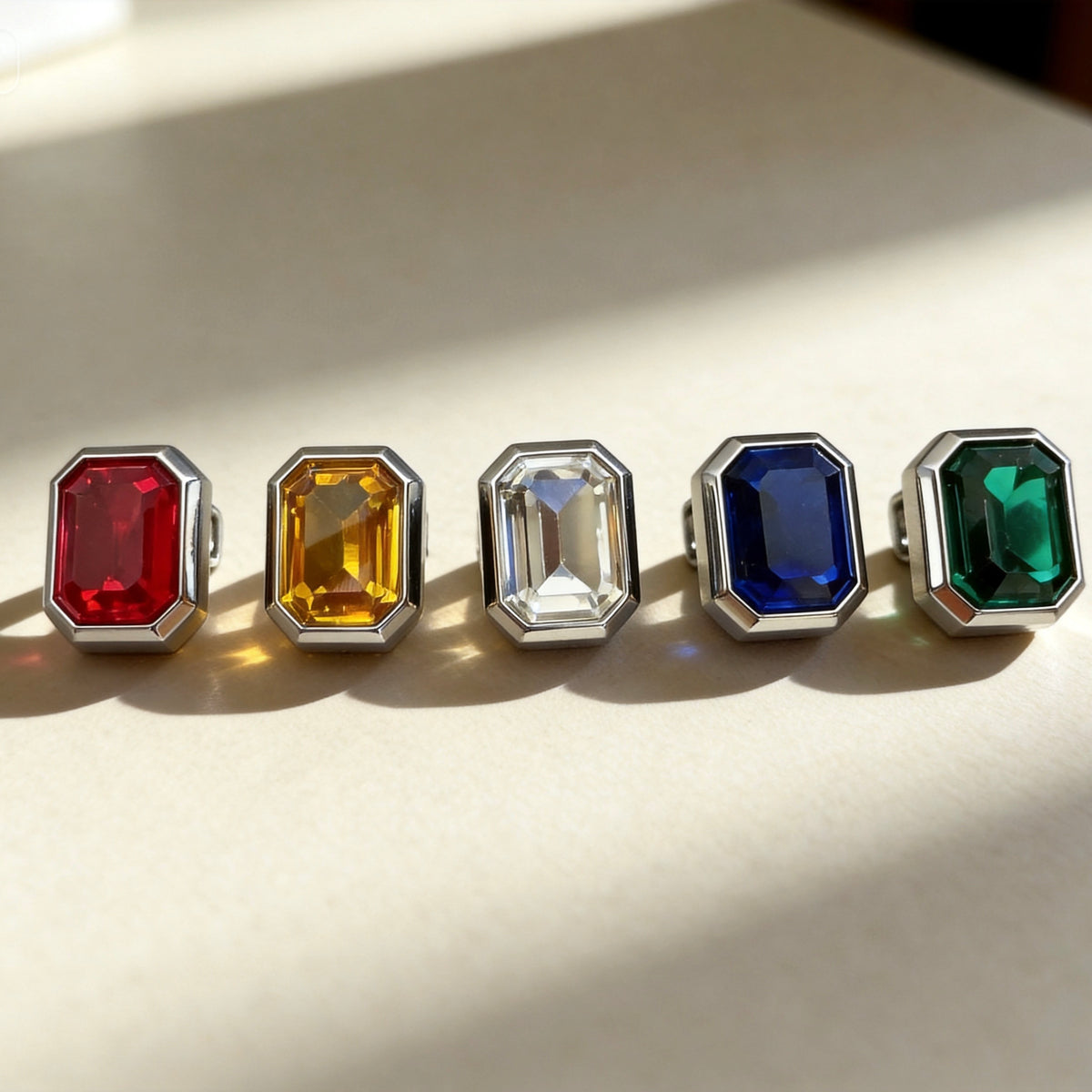 Colorful Magnetic Gemstone Charms for Pet Collars
