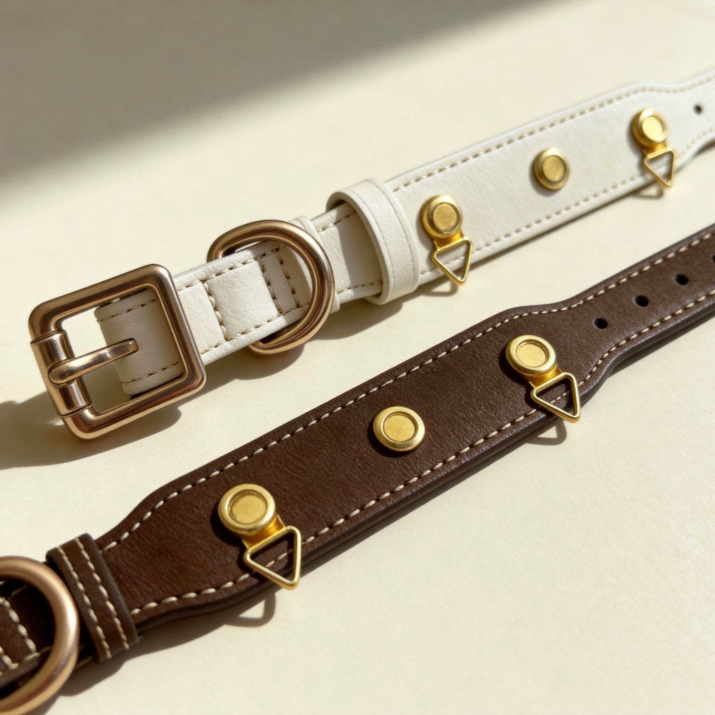 Customizable Leather Pet Collar – Collar Only S/M/L