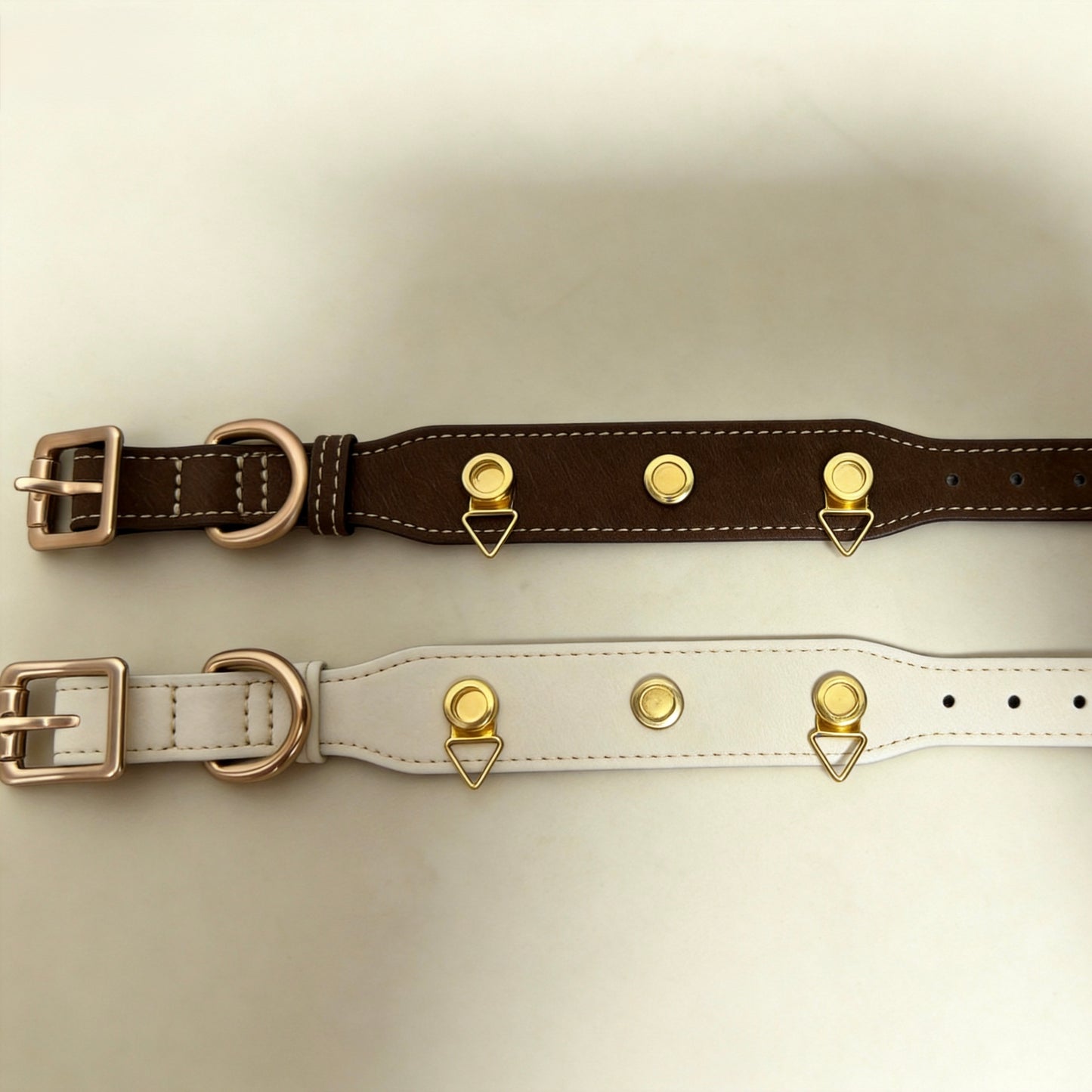 Customizable Leather Pet Collar – Collar Only S/M/L