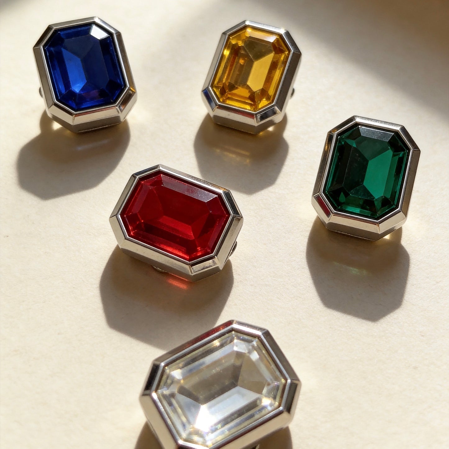 Colorful Magnetic Gemstone Charms for Pet Collars