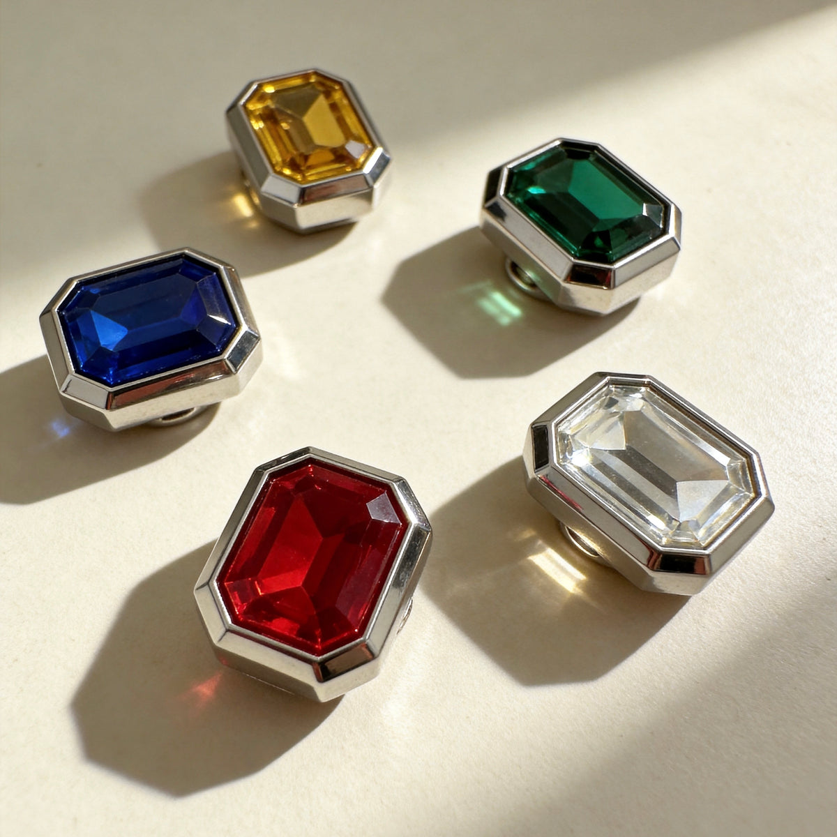 Colorful Magnetic Gemstone Charms for Pet Collars