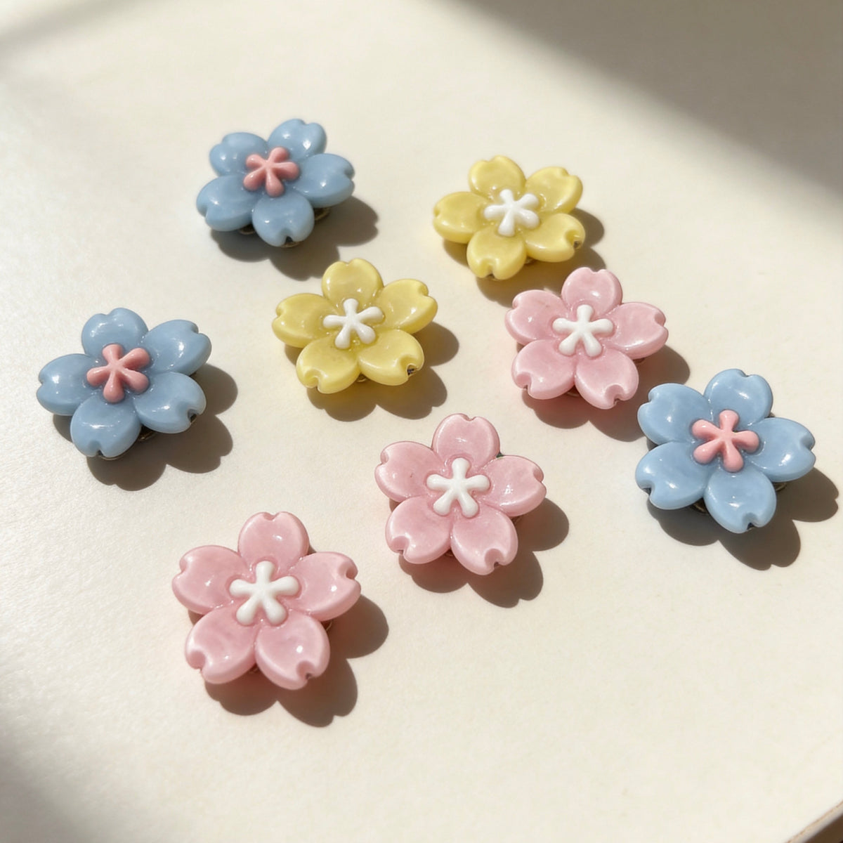 Pastel Flower Magnetic Pet Charms