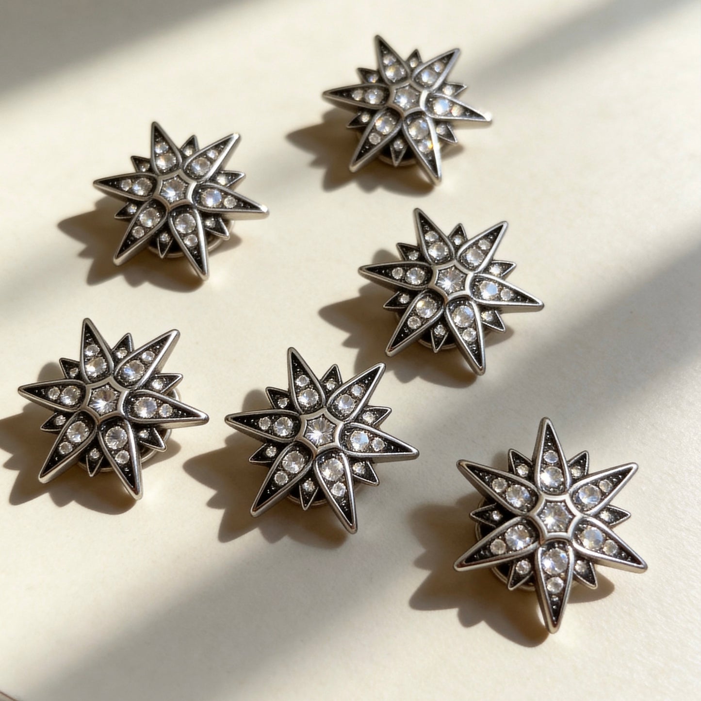 Crystal Starburst Magnetic Pet Charm