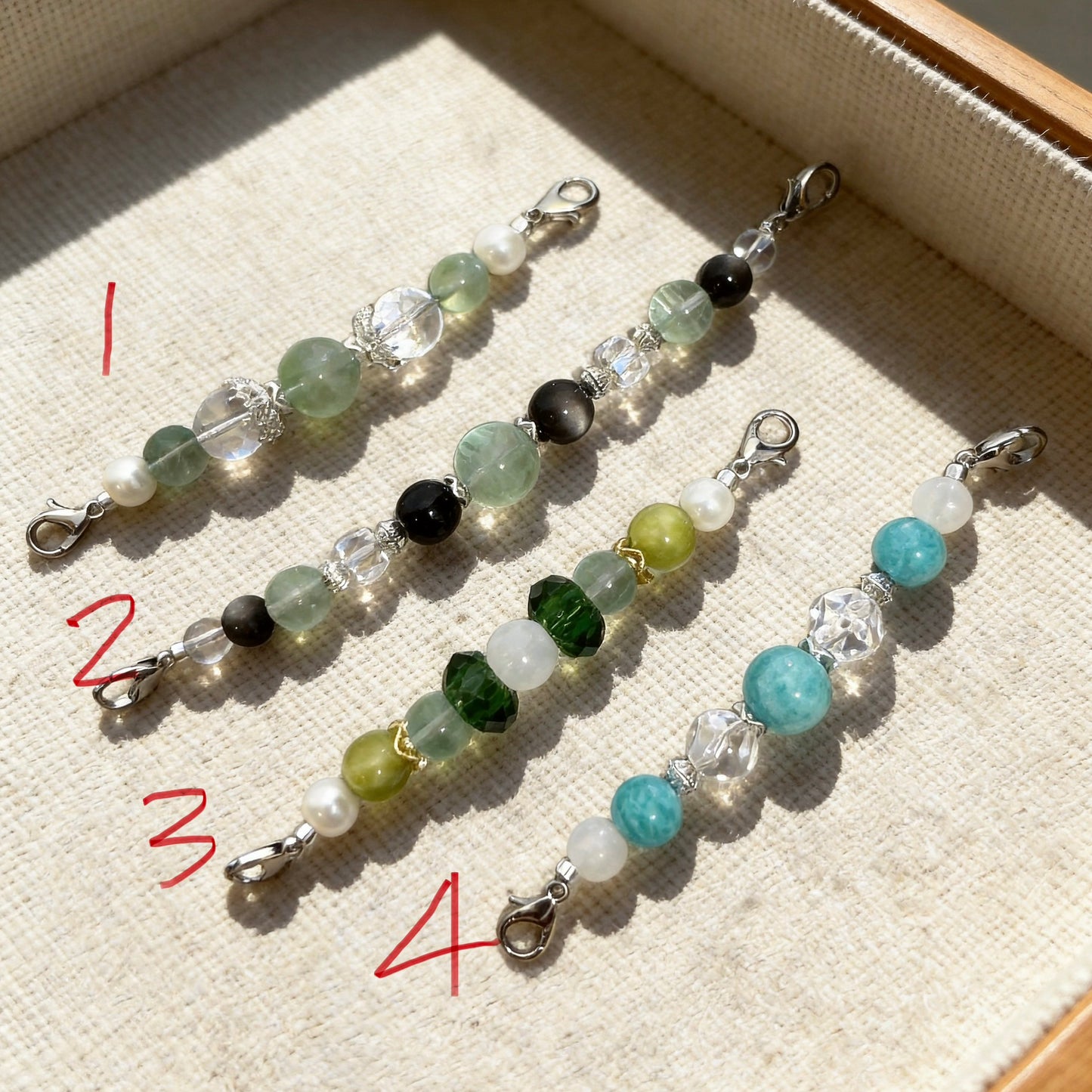 Green Gemstone Crystal Pet Collar Chain