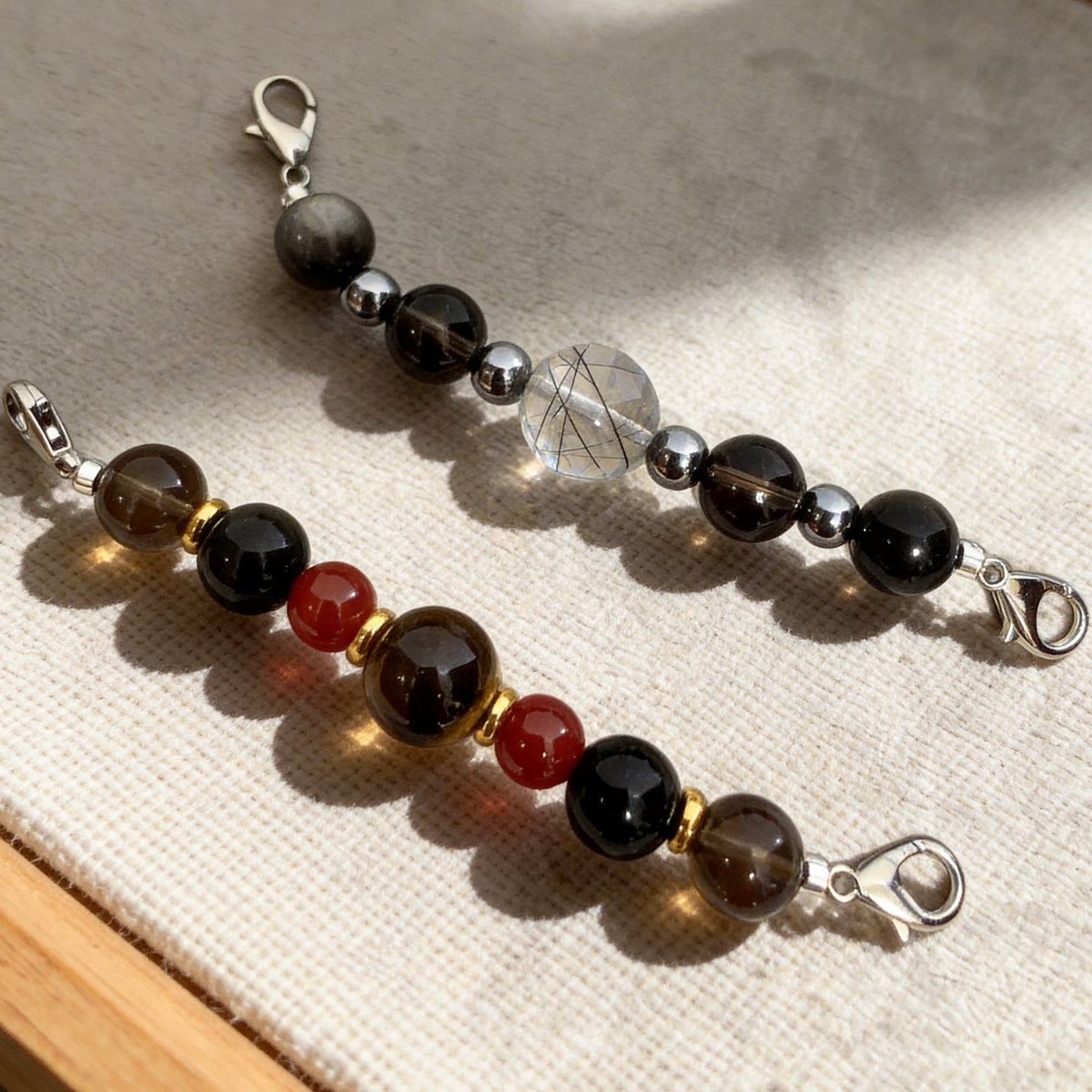 Gemstone Crystal Beaded Collar Chain