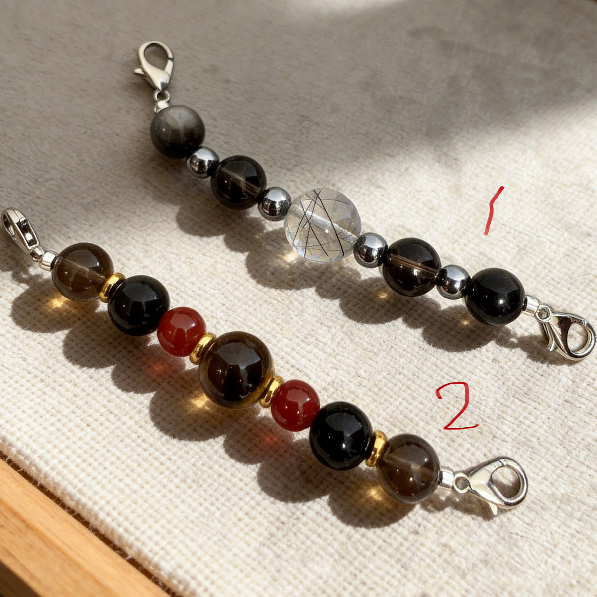 Gemstone Crystal Beaded Collar Chain