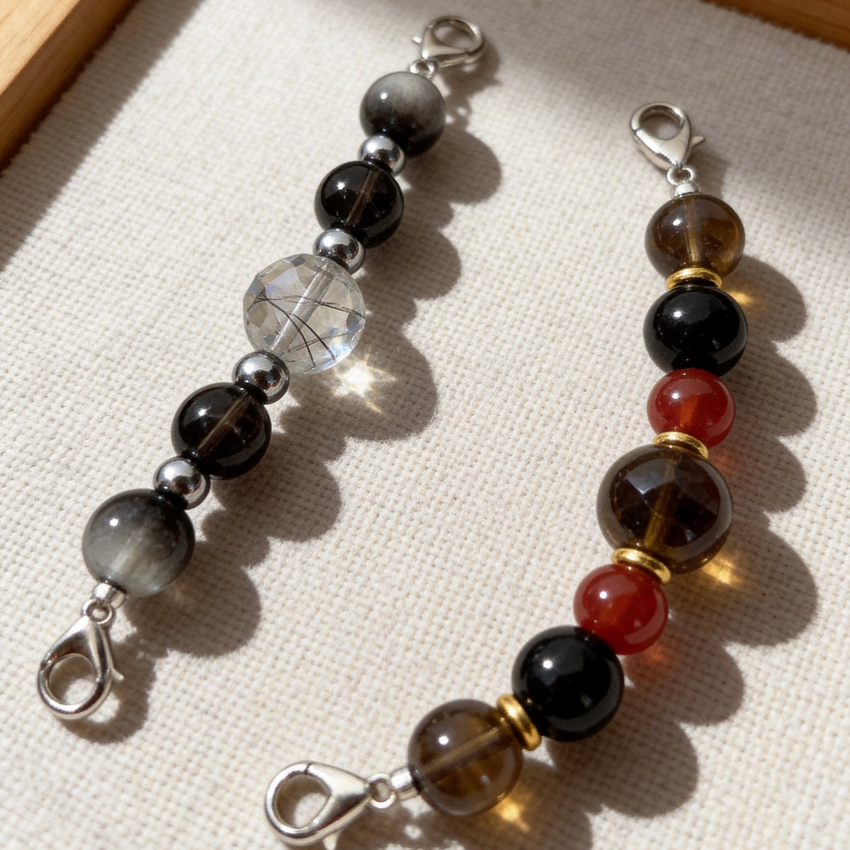 Gemstone Crystal Beaded Collar Chain