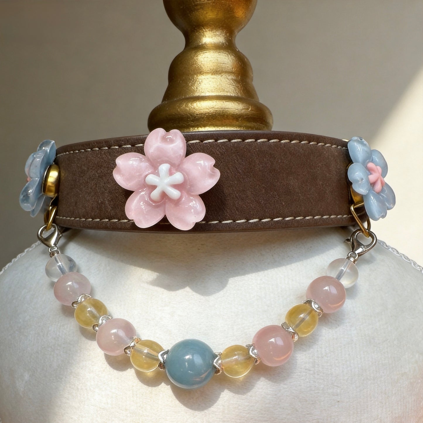 Customizable Leather Pet Collar – Collar Only S/M/L